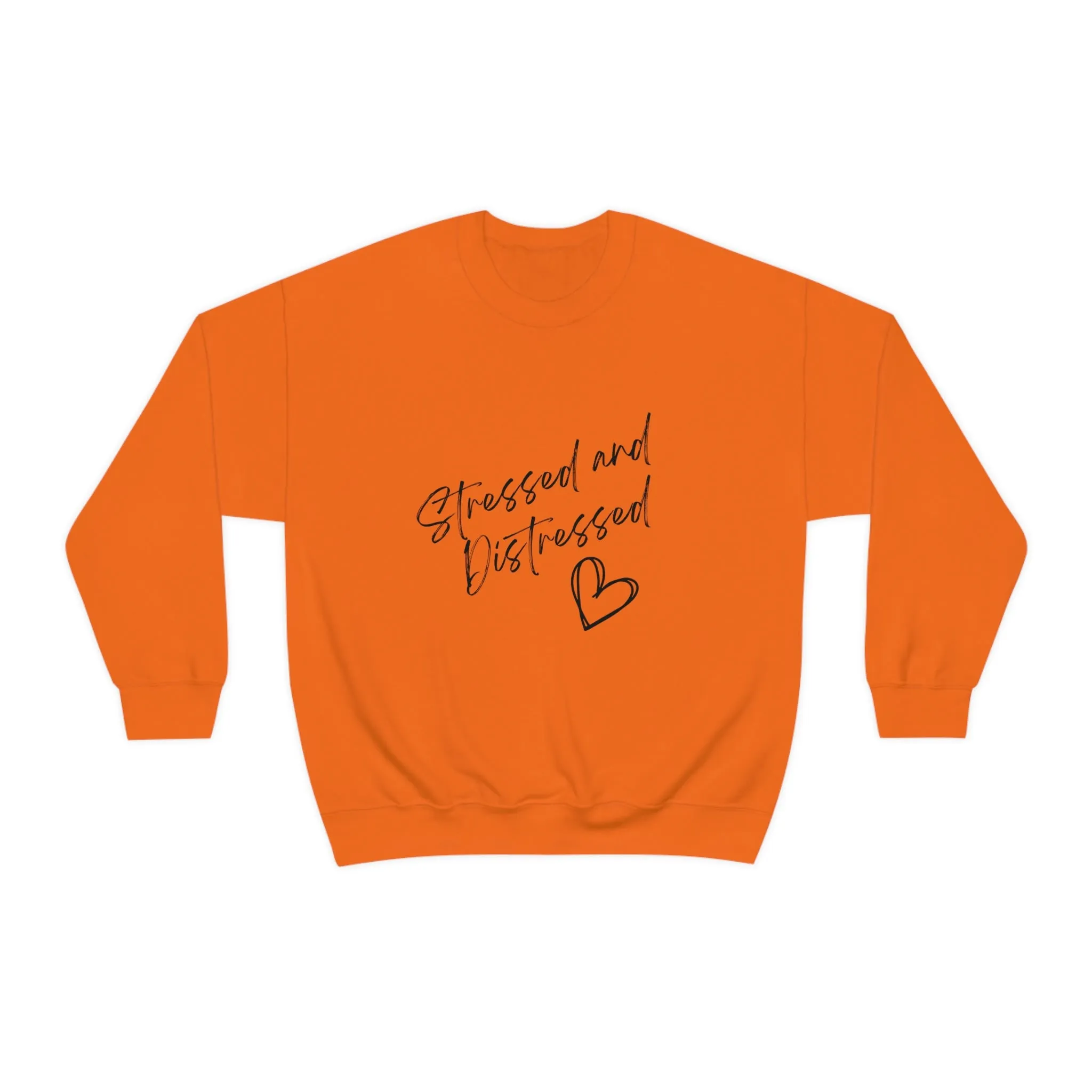 Stressed and Distressed Crewneck Sweatshirt (Light Colors)