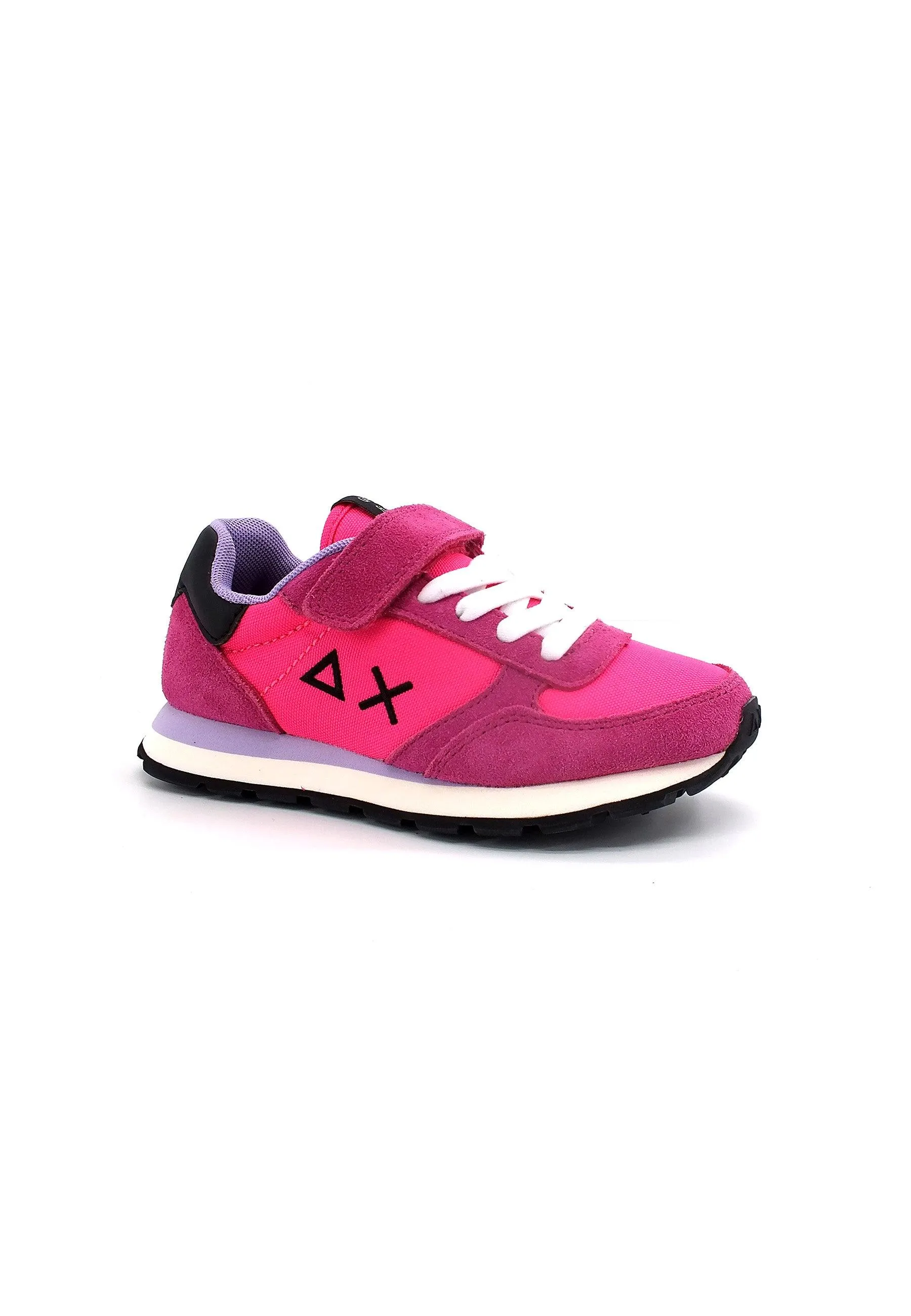 SUN68 Girl's Ally Solid Sneaker Bimbo Rosa Fuxia Z42401K