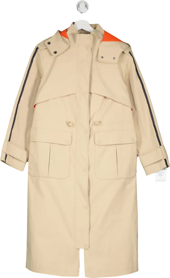 Sweaty Betty Beige Technical Trench Coat UK XXS