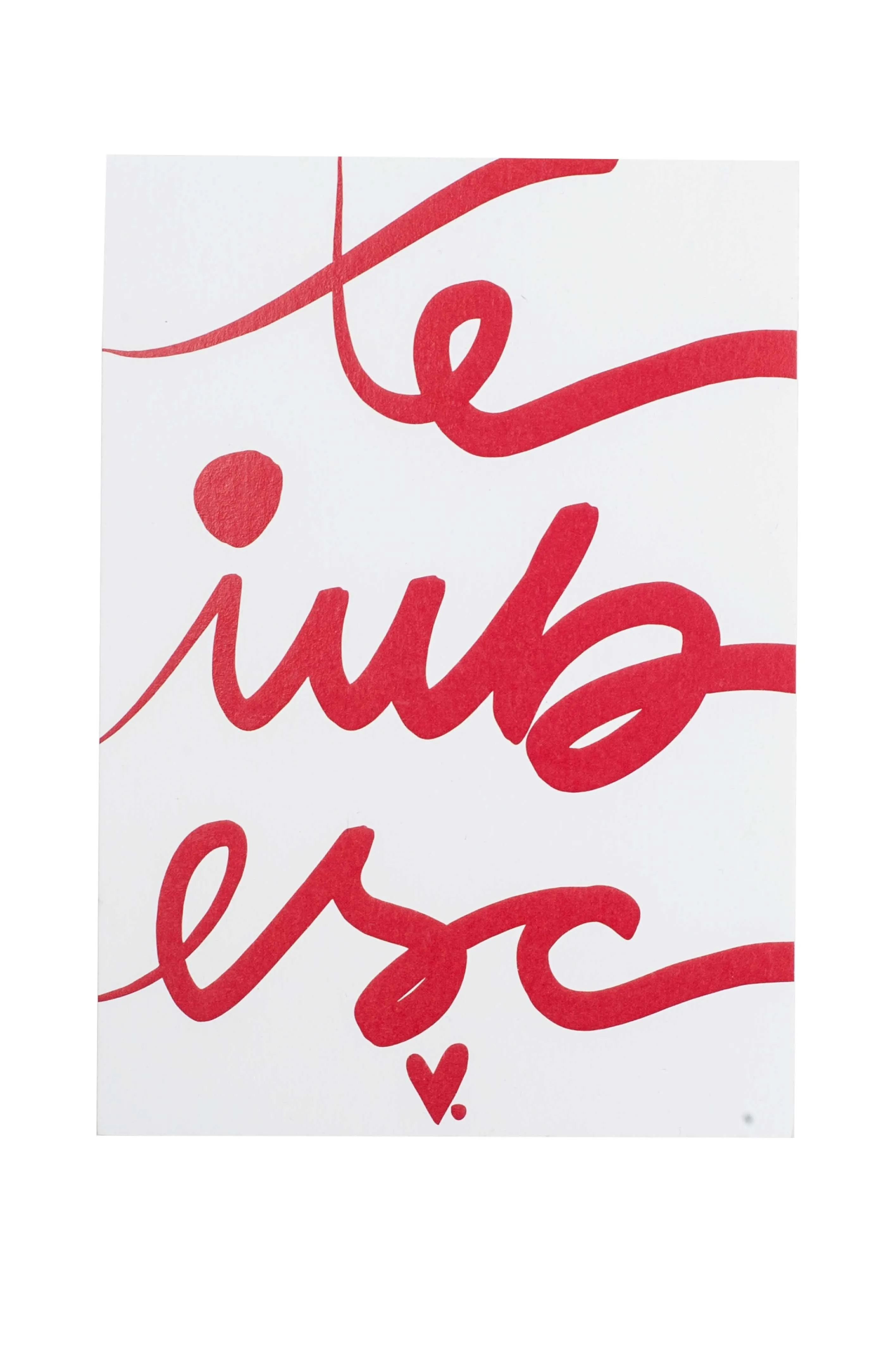 Te iubesc GREETING CARD