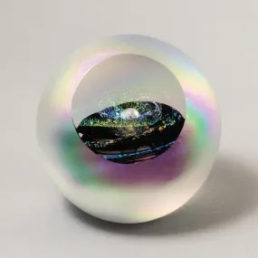 The Black Hole Hand Blown Glass Celestial Paperweight