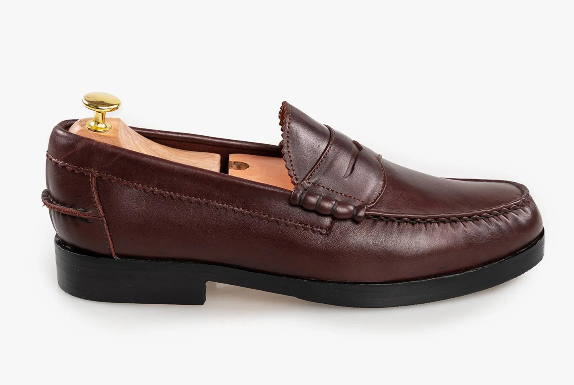 The Grand Penny Loafers - Oxblood Burgundy