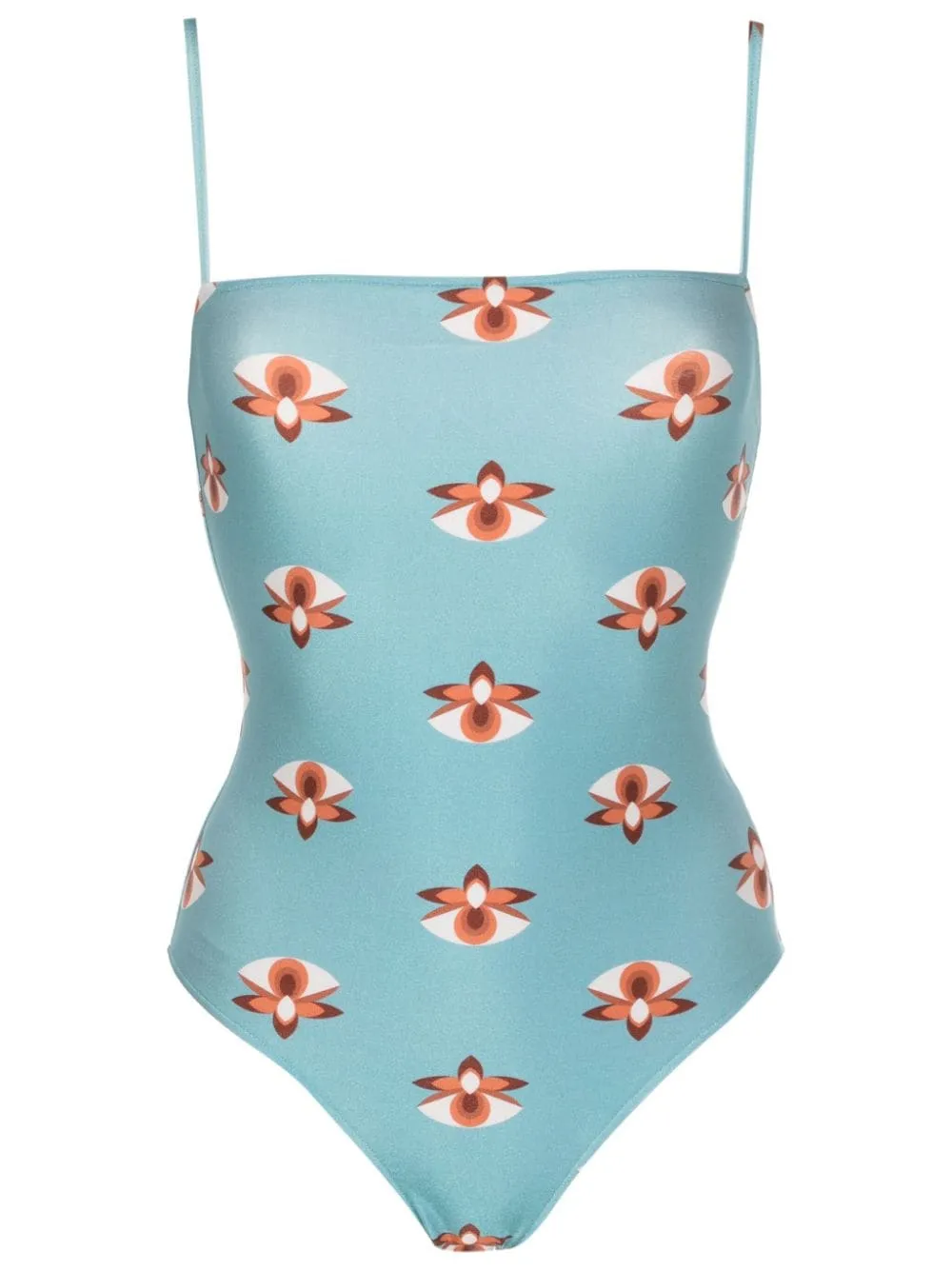 Vintage Orchid Straps Swimsuit