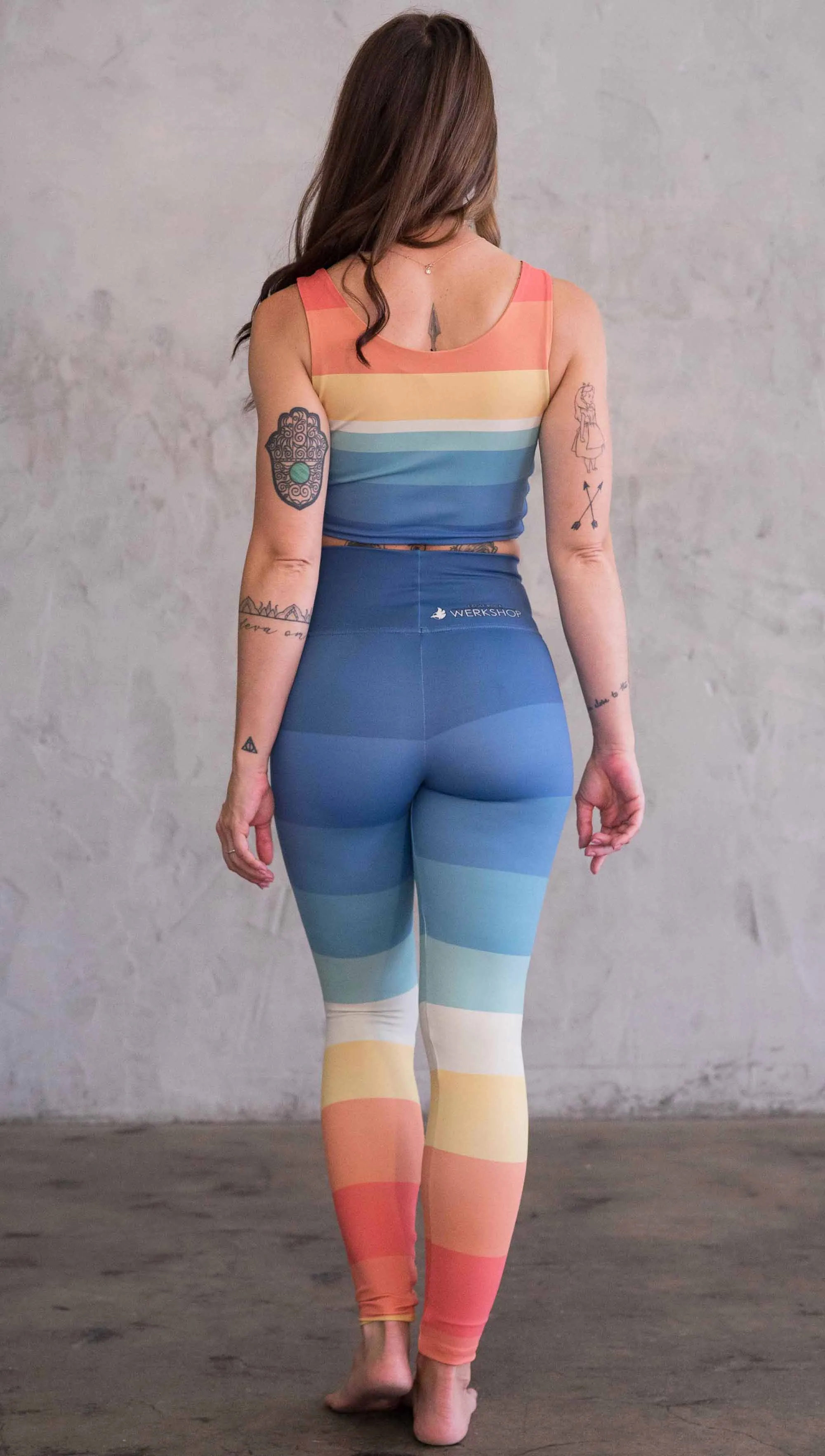 Vintage Rainbow - Athleisure Leggings