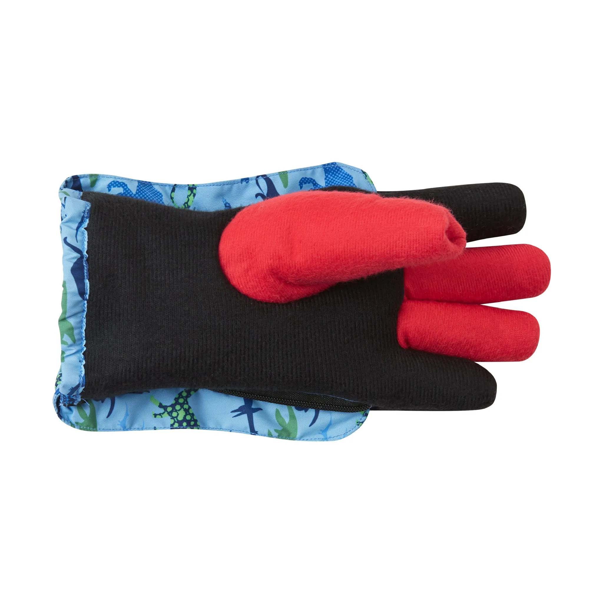 Winter & Ski Glove powered by ZIPGLOVE TECHNOLOGY | Blue Dinosaurs