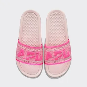 Women's Big Logo TechLoom Slide Bleached Pink / Fusion Pink