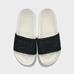 Women's Big Logo TechLoom Slide Ivory / Black