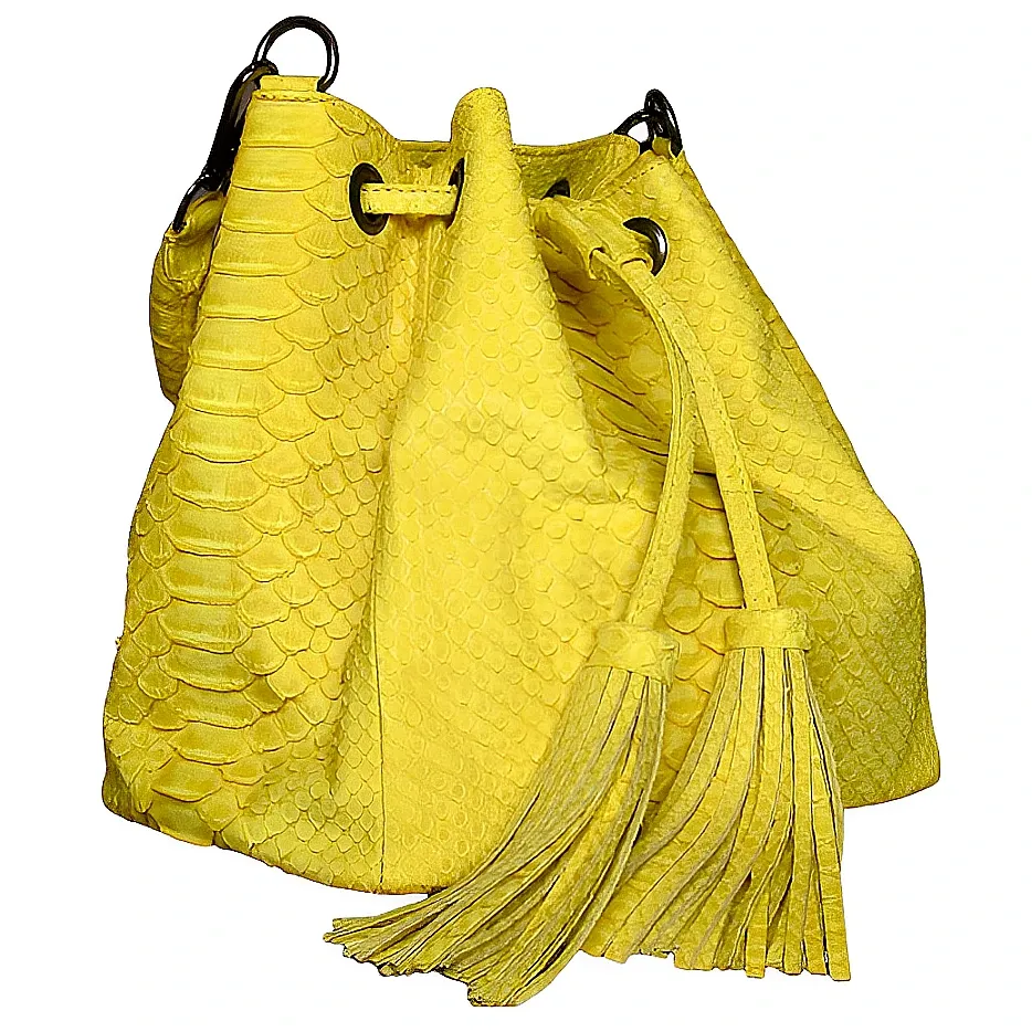 Yellow Bucket Bag