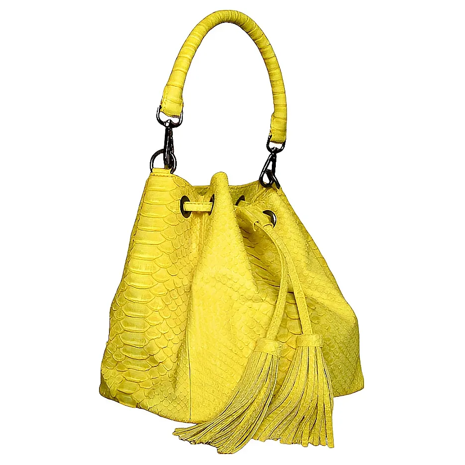 Yellow Bucket Bag