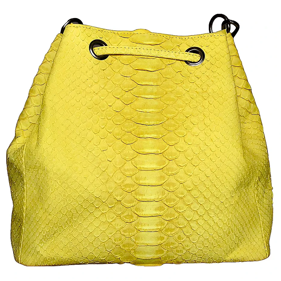 Yellow Bucket Bag