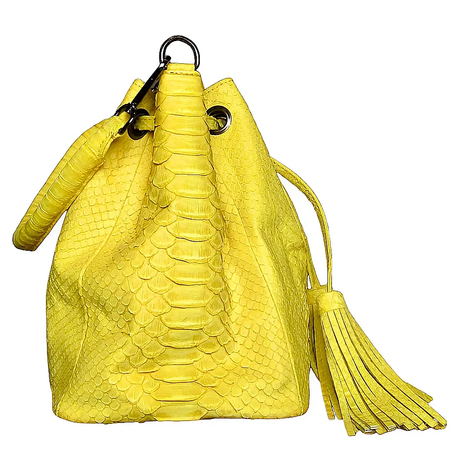 Yellow Bucket Bag