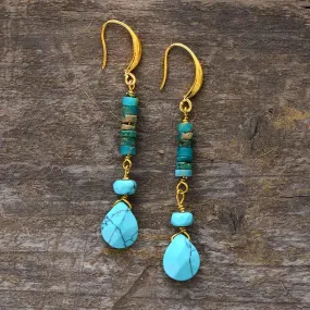 Yirabang Jasper Turquoise Earrings