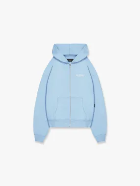 ZIP HOODIE CREATIVE DEPT - LIGHT BLUE